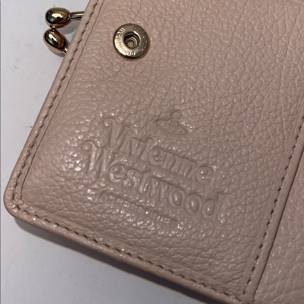 Vivienne Westwood Balmoral Small Wallet – 2015 – Powder Pink Leather – New with - Picture 11 of 11